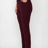 Corbin Pant in Wine Smart Crepe