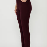 Corbin Pant in Wine Smart Crepe