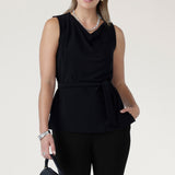 Cory Tunic Top in Black