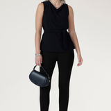 Cory Tunic Top in Black