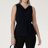 Cory Tunic Top in Black
