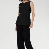 Crafted from soft dry-touch jersey with gentle stretch, the Cory Tunic Top is a sleek sleeveless style for effortless versatility.