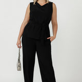 Cory Tunic Top in Black