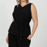 Cory Tunic Top in Black