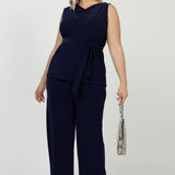 Cory Tunic Top in Navy