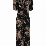 One of a Kind - Nadine Short Sleeve Dress in Night Lily