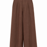 One of a Kind - Nik Pant in Cocoa Linen