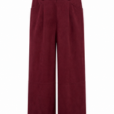 One of a Kind - Tyler Straight Leg Pant in Wine Suede