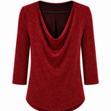 One of a Kind - Kyrie Top in Ruby Shimmer