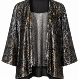 One of a Kind - Longline Bolero in Sequin