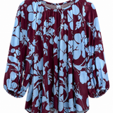 One of a Kind - Priscilla Top in Plum Dispersia