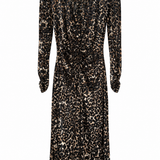 One of a Kind - Nadine Dress in Animal Burnout