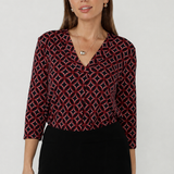 Jaime Top in Berry Halo