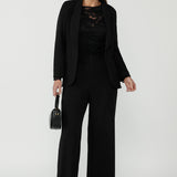 Sabrina Top in Black Lace