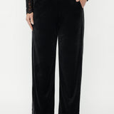 Tuxedo Pant in Black Velour