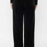 Tuxedo Pant in Black Velour