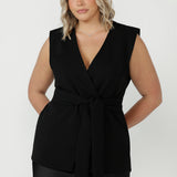 Vienna Vest in Black