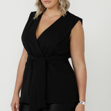 Vienna Vest in Black