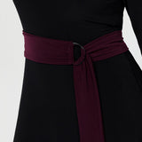 D Ring Belt in Claret