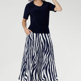 Dany Culotte in Navy Ripple