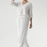 Devin Drawstring Pant Vanilla