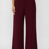 Drew Pant in Wine Smart Crepe