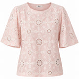 Designer Archive - Angel Top in Ballet Embroidered Cotton