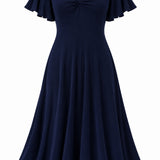 Designer Archive - Edie Dress in Navy