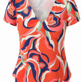 Designer Archive - Evan Top in Red Lotus