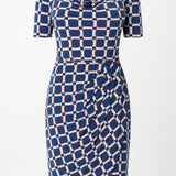 Designer Archive - Imelda Dress in Blue Aperture