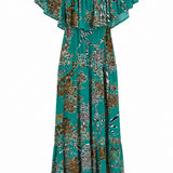 Designer Archive - Myla Dress in Jade Safari
