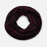 Desiree Infinity Knit Scarf in Luxe Lava