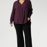 Ellis Shirt in Plum
