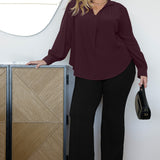 Ellis Shirt in Plum