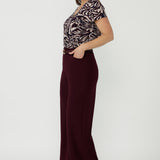 Emily Top in Desert Wine