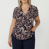 Emily Top in Desert Wine