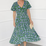 Crafted from soft, breathable bamboo jersey, the Esme Dress is a flattering fit-and-flare style for summer. 