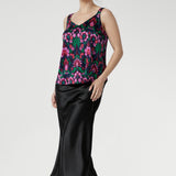 Ezra Cami in Garden Fantasia Stretch Silk