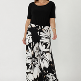 Caspian Palazzo Pant in Midnight Daisy