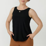 Harlee Reversible Cami in Black