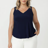 Harlee Reversible Cami in Navy