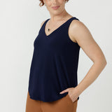 Harlee Reversible Cami in Navy