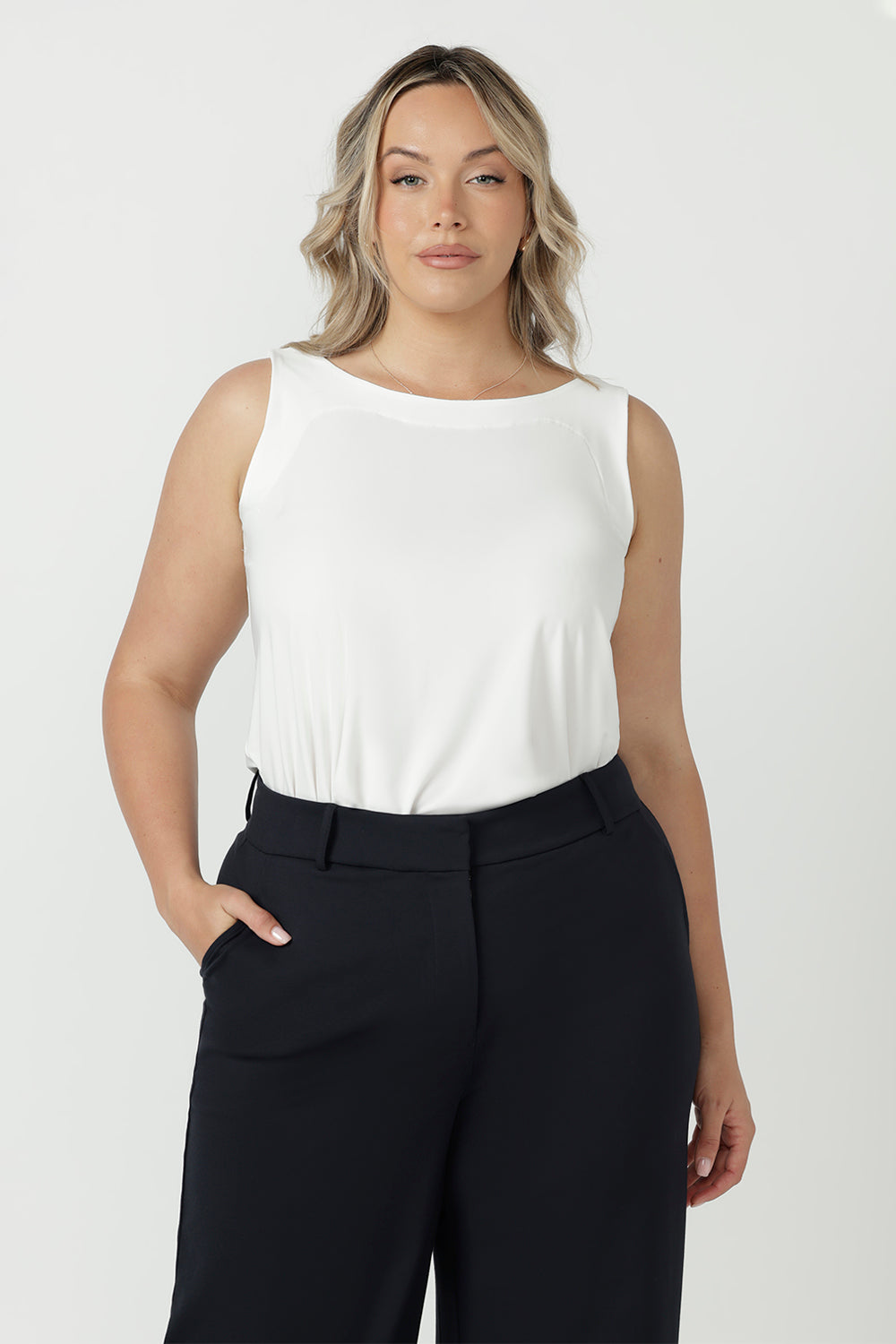 Harlee Reversible Cami in Vanilla