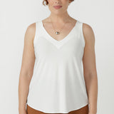 Harlee Reversible Cami in Vanilla