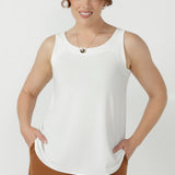 Harlee Reversible Cami in Vanilla