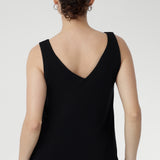 Harlee Reversible Cami in Black Bamboo