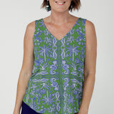 Harlee Reversible Cami in Summer Seahorse Bamboo