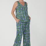 Harlee Reversible Cami in Summer Seahorse Bamboo
