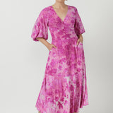 Helena Dress in Pink Blossom