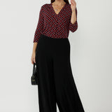 Jaime Top in Berry Halo